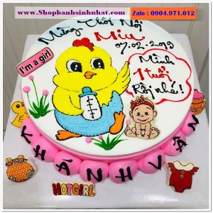 Bánh Sinh Nhật Con Gà Tuổi Dậu - V93